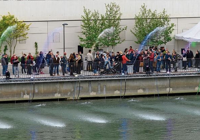 Von Freitag bis Sonntag glich der Ländiweg einer belebten Festmeile. (Bild: Bruno Kissling)