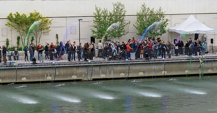 Von Freitag bis Sonntag glich der Ländiweg einer belebten Festmeile. (Bild: Bruno Kissling)