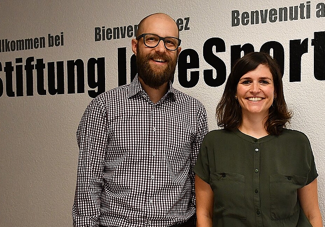 «IdéeSport»-Geschäftsführer Reto Mayer und Projektmanagerin Karin Stadler: «Dank agiler Organisation konnten wir schnell reagieren.» (Bild: Franz Beidler)