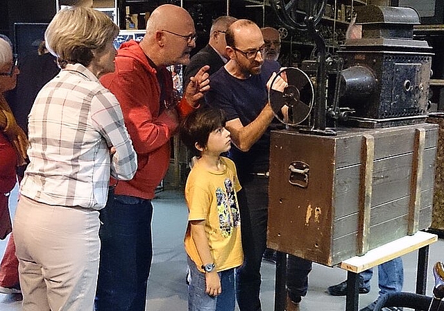 Der Kunstverein Olten besuchte kürzlich die Kinemathek Bern. (Bild: ZVG)