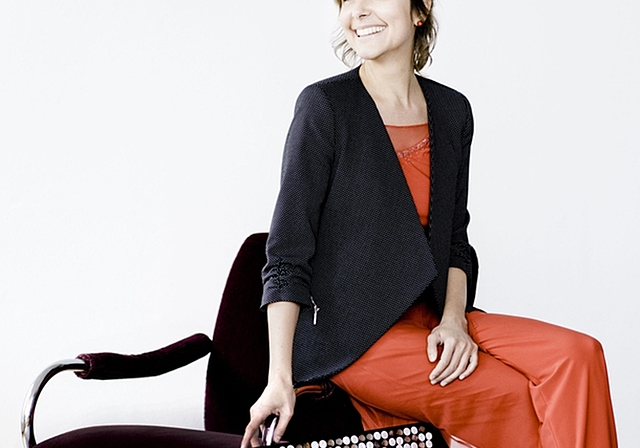 Akkordeonistin Viviane Chassot beehrt am Sonntag die Pauluskirche. (Bild: ZVG)