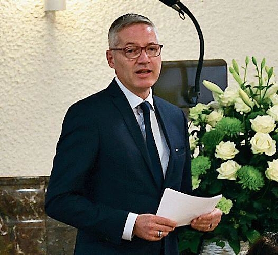 Der Oltner Stadtpräsident Thomas Marbet begrüsste gegen 40 Personen.
