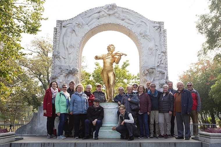 Die Mitglieder des Kirchenchors Winznau erkundeten Wien. (Bild: ZVG)