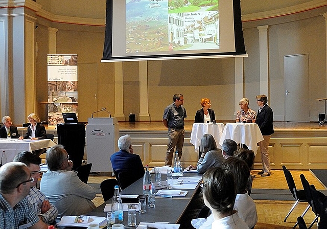 Am vergangenen Freitag fand im Stadttheater Olten eine Tagung der Schweizerischen Vereinigung für Landesplanung (VLP-ASPAN) mit dem Titel «Raumplanung ins Dorf bringen» statt. (Bild: ZVG)