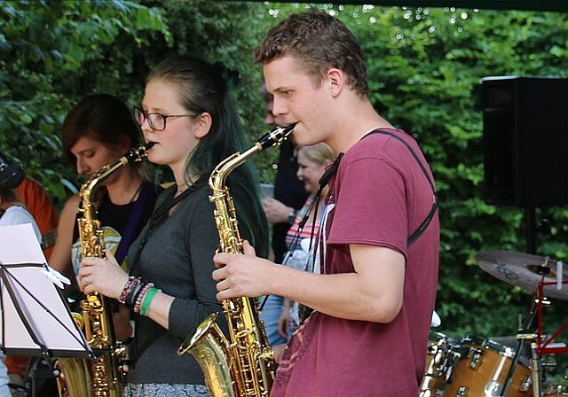Die Schülerband «The Pride» ist einer von zahlreichen Acts, der am Open Air der Musikschule Lostorf auftreten wird. (Bild: ZVG)