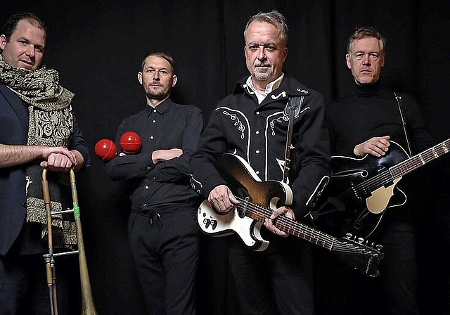 Hank Shizzoe (3.v.l.) spielt am Mittwoch, 29. Mai im Galicia in Olten. (Bild: ZVG)
