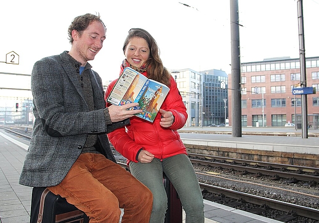 Lukas Gloor und Isabelle Schmied sind bereit für die Grossstadt New York - in welcher alles möglich ist!? (Bild: mim)