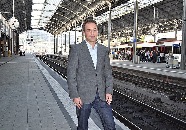 Martin Ruckstuhl freut sich auf das Jubiläumsfest am Samstag mit allerlei Aktivitäten im Depot in Olten. 
