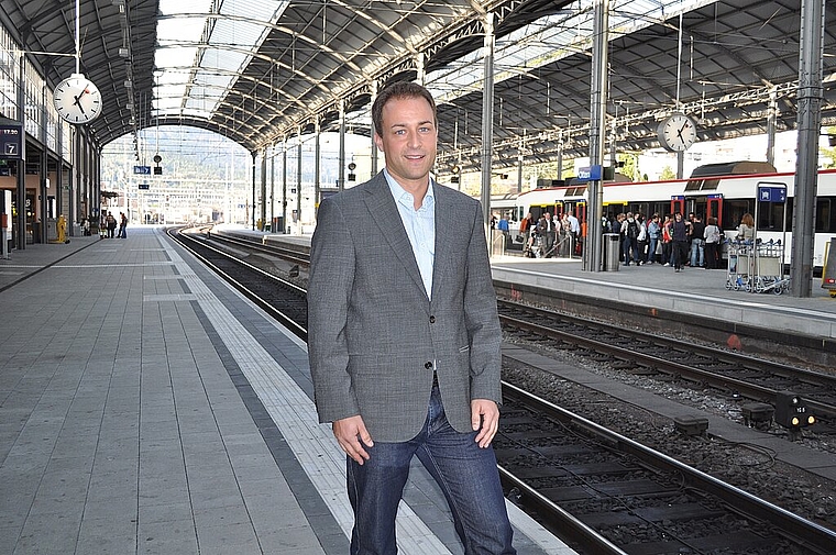 Martin Ruckstuhl freut sich auf das Jubiläumsfest am Samstag mit allerlei Aktivitäten im Depot in Olten. 
