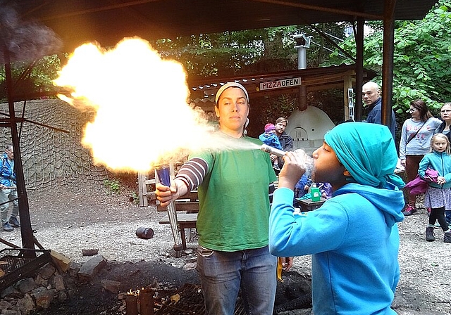 Feuerspucken, Akrobatik und Einrad fahren: Die diesjährigen Frühlingsferien stehen beim Robi Hagberg ganz im Zeichen des Zirkus. (Bild: ZVG)