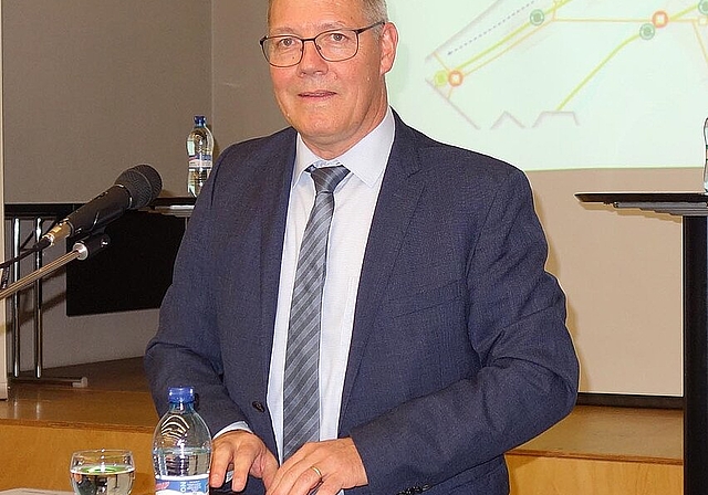 Der Solothurner Landammann Roland Fürst eröffnete die AareLandsGemeinde vom Mittwoch, 27. November. (Bild: ZVG)
