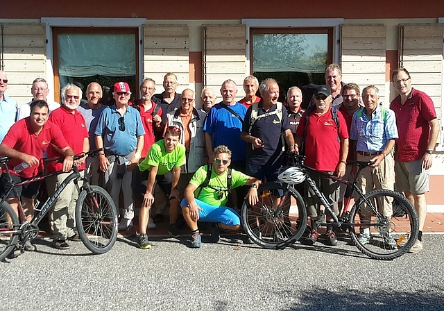 Die Männerriege Lostorf genoss traumhafte Tage am Gardasee. (Bild: ZVG)