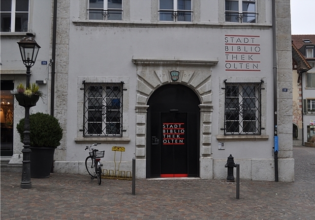 Am Montag, 25. Februar um 19 Uhr wird die Aussenansicht auf die Oltner Stadtbibliothek von Studienleiter Ivo Macek im Parlamentssaal vorgestellt. (Bild: F. Beidler)