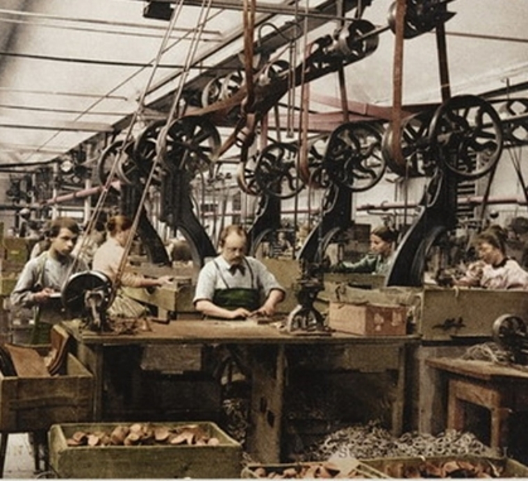 Die Bally-Schuhproduktion in Schönenwerd wäre ohne Austausch mit dem Ausland nicht zu einem industriellen Erfolge geworden. (Bild: ZVG)