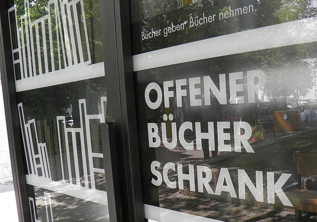 Geschätztes Angebot in der Kirchgasse: der offene Bücherschrank Olten. (Bild: ZVG)