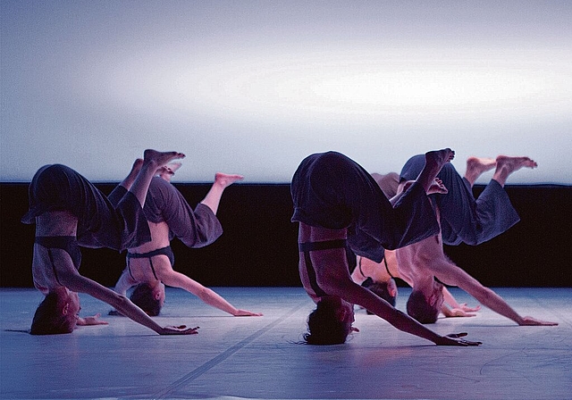 Nachwuchstänzer und arrivierte Tanzensembles teilen sich anlässlich der Oltner Tanztage die Bühne. Die Compagnie Linga tritt mit «Flow» am Freitag, 23. November um 20 Uhr in der Schützi auf. (Bild: Gert Weigelt)