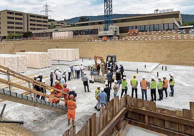 Die Suissetec stärkt den Standort Lostorf durch den Neubau im Süden. (Bild: ZVG)