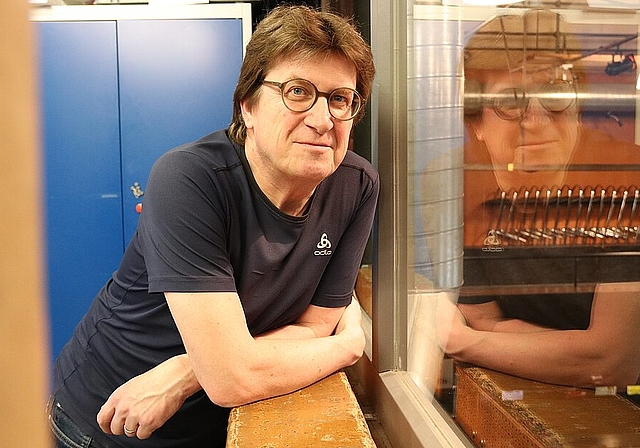 Geschäftsführer Thomas Knapp hat die Oltner Schützi im Blick, die auch bei ihm Erinnerungen und Emotionen weckt. (Bild: mim)