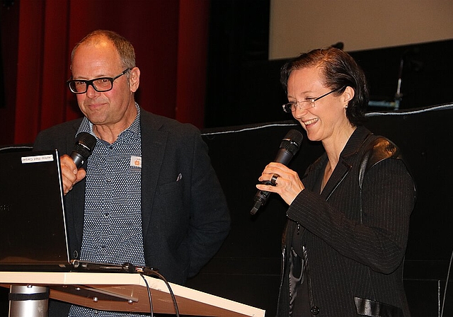 Das Gewerbe Olten-Co-Präsidium bestehend aus Andreas Jäggi und Daniela Gaiotto kann auf ein gelungenes Jahr zurückblicken. (Bild: mim)