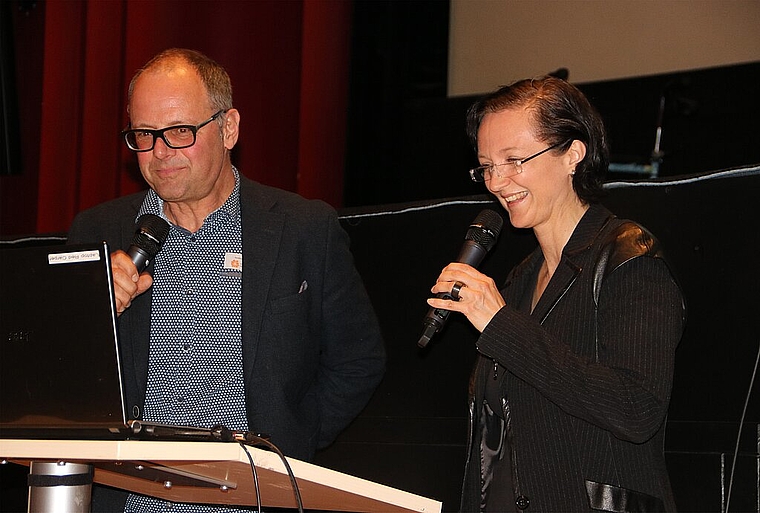 Das Gewerbe Olten-Co-Präsidium bestehend aus Andreas Jäggi und Daniela Gaiotto kann auf ein gelungenes Jahr zurückblicken. (Bild: mim)