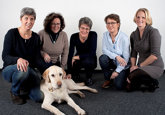 Das Team von Fokus-plus, die Fachstelle für Sehbehinderung in Olten, bietet blinden oder sehbehinderten Personen aus dem Kanton Solothurn Beratungen, Kurse und psychosoziale Begleitungen an. (Bild: ZVG)