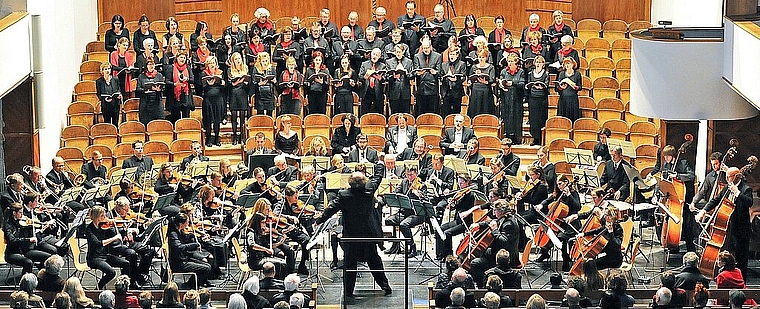Am Sonntag, 7. April tritt das Stadtorchester wieder gemeinsam mit dem ProjektChor Olten auf. (Bild: Archiv/ZVG)