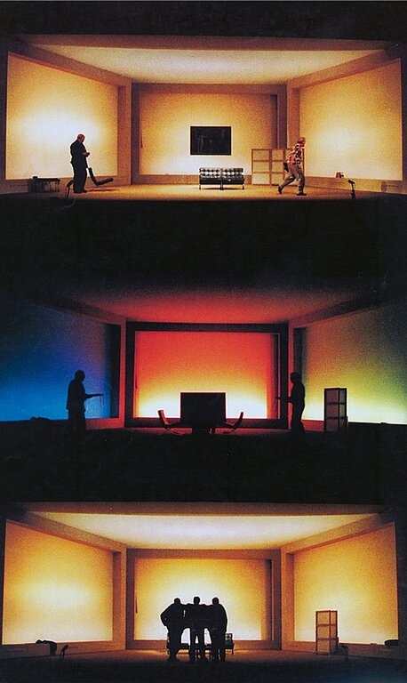 Szenenfoto aus der Komödie «Kunst», die am Donnerstag, 2. Februar im Stadttheater Olten gezeigt wird. (Bild: Guido Kasper)