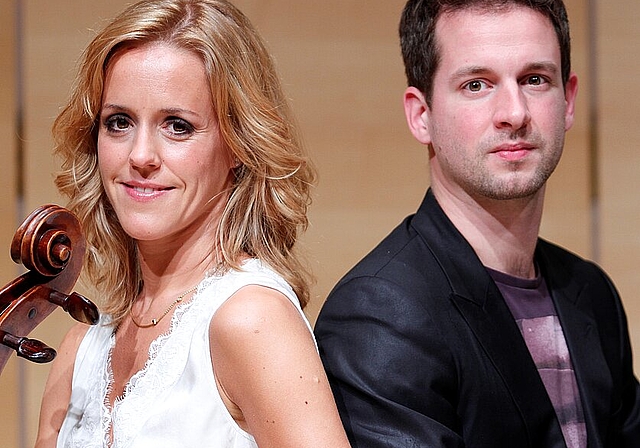 Cellistin Sol Gabetta und Pianist Betrand Chamayou beehren am nächsten Donnerstag, 9. Februar mit ihrer Musik das Stadttheater Olten. (Bild: ZVG)