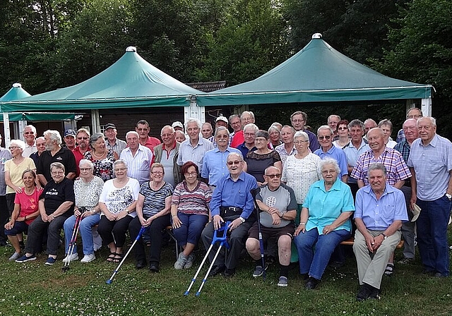 Am traditionellen Grillplausch der Vereinigung der Schützenveteranen Olten-Gösgen wurde auch fleissig Pétanque gespielt. (Bild: ZVG)