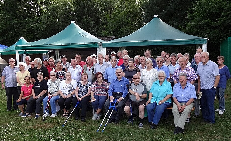 Am traditionellen Grillplausch der Vereinigung der Schützenveteranen Olten-Gösgen wurde auch fleissig Pétanque gespielt. (Bild: ZVG)