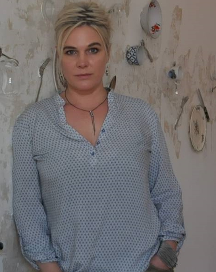 Andrea Nottaris gestaltete eine Wand in der Migros in Solothurn. (Bild: jpi)