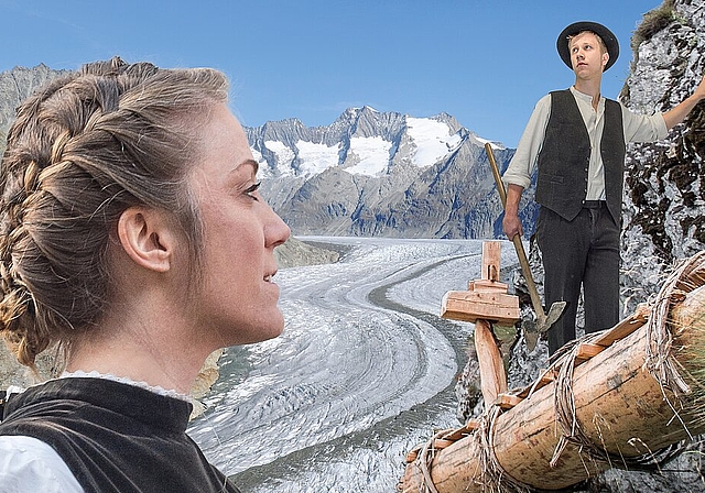 Die Oltner Schauspielerin Michaela Gurten spielt auf der Riederalp im Freilichttheaterstück «Der letzte Sander von Oberried» die Anna. (Bild: ZVG)