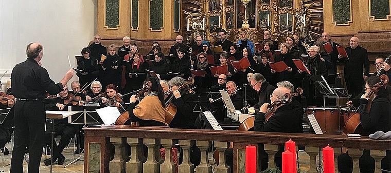 In ihrem aktuellen Konzertprogramm, das am Samstag, 9. März in der Stadtkirche Olten zu hören ist, kredenzen die Solothurner Vokalisten ein exquisites Menu mit französischer Barockmusik. (Bild: ZVG) www.arsmusica.ch/Vokalisten