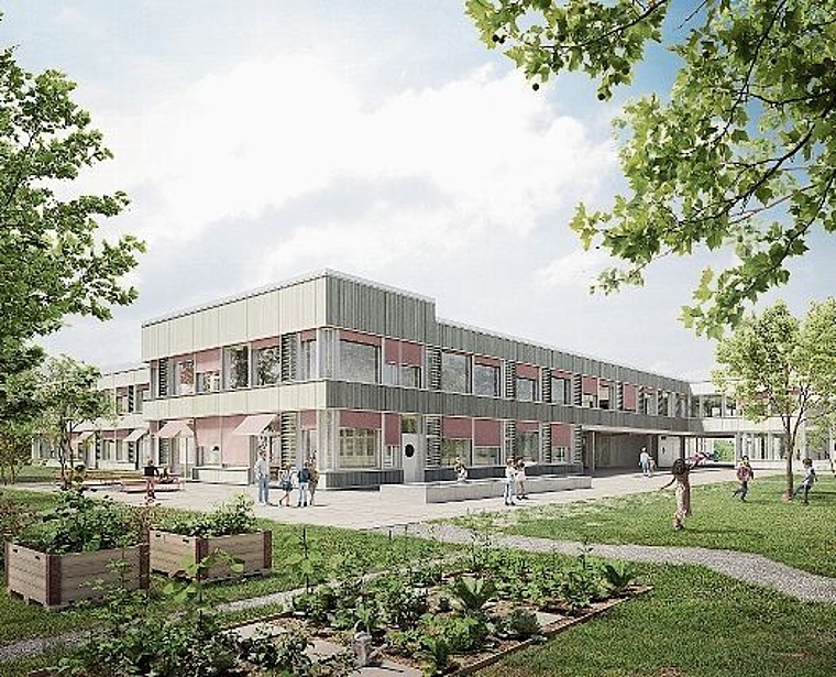 Der Bau des Schulhauses Kleinholz beginnt im Frühling. (Bild: ZVG)