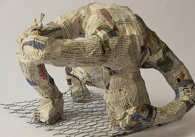 Ab Donnerstag, 5. Juli stellt Svenja Nowak ihre Figur zwischen Idealismus und Realität im Kleinsten Kunstraum Olten aus. (Bild: ZVG)