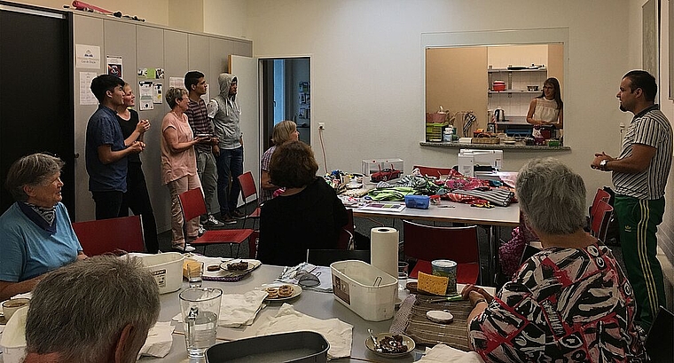 Drei Organisationen bieten jeweils am Dienstag einen Beschäftigungsnachmittag für Asylsuchende an der Jurastrasse 27 in Olten an. (Bild: ZVG)