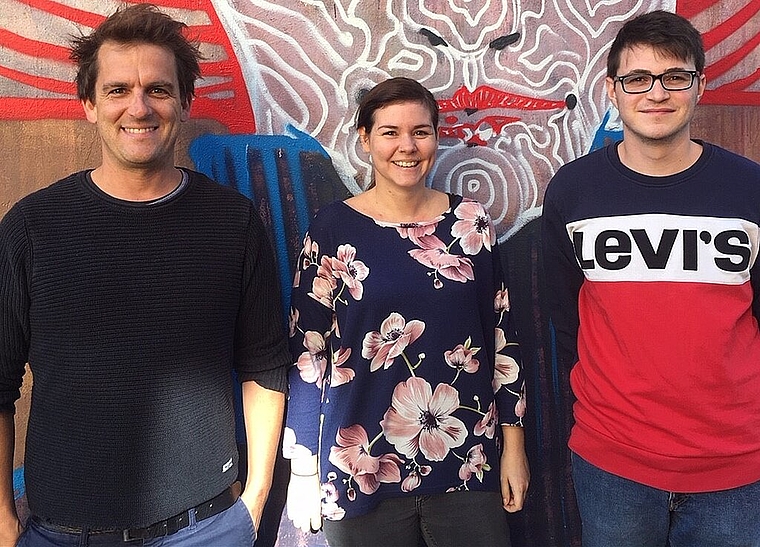 (v.l.) Lukas Vogt (VJF), Fränzi Schneeberger (Jugendarbeiterin Jugendwerk Olten) und David Summermatter (Zivildienstleistender). (Bild: ZVG)