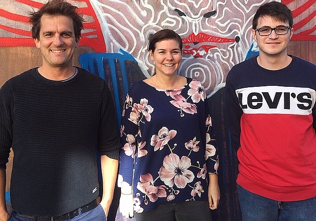 (v.l.) Lukas Vogt (VJF), Fränzi Schneeberger (Jugendarbeiterin Jugendwerk Olten) und David Summermatter (Zivildienstleistender). (Bild: ZVG)