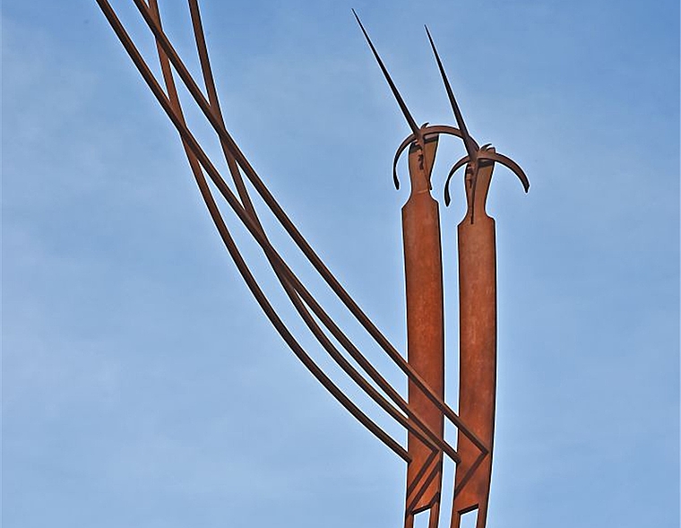 Die Führung zum Landesstreik führt auch an diesem Oltner Denkmal vorbei. (Bild: ZVG)