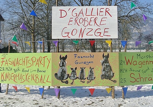 Am Dienstag, 28. Februar sind an der Gunzger Fasnacht die Gallier los. (Bild: ZVG)