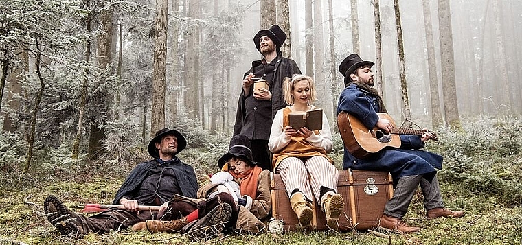 Die Compagnie «SASA&DU» zeigt im Takatuka in Däniken das Stück «Die drei Räuber» für Kinder ab sechs Jahren. (Bild: ZVG)
