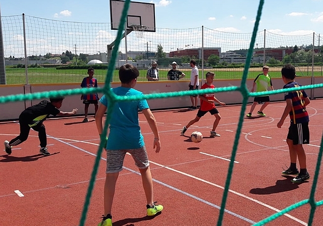Letzte Woche fand zum dritten Mal das Regionale Streetsoccer Turnier in Aarburg statt. (Bild: ZVG)
