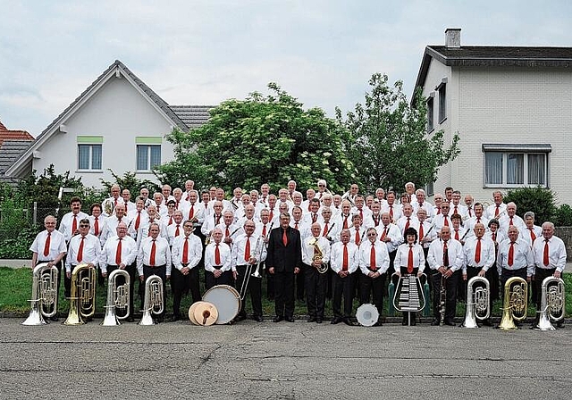 Das grösste Blasorchester des Kantons kommt nach Olten. (Bild: ZVG)
