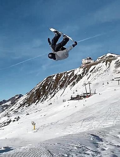 Noè Giorgi ist im Schnee zuhause und trainiert ambitioniert für sein Ziel. (Bild: ZVG)