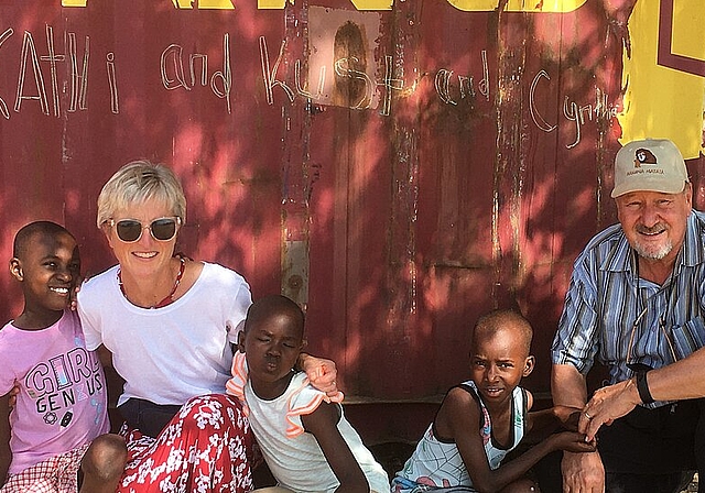 Die Musiker Käthi Kaufmann und Kurt Ott aus Aarburg folgte ihrem Herzen und machten sich selbst ein Bild über die Lage in Ostafrika. (Bild: ZVG)