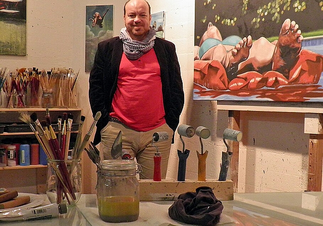Künstler Thomas Droll öffnet sein Atelier erneut für Besucher. (Bild: ZVG)