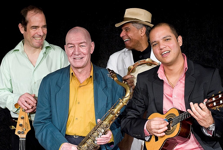 Es hätte ein Konzert vom Quartett «Mistura Fina» anlässlich von zwei Jubiläen werden sollen: Leider ist Jakob Hug (zweiter v.l.), Urgestein der Oltner Jazzszene, vergangene Woche verstorben, weshalb nun kein Konzert in der Vario Bar stattfinden