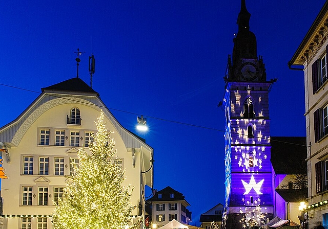 Das Wahrzeichen des Weihnachtsmarktes der Sinne. (Bild: ZVG)