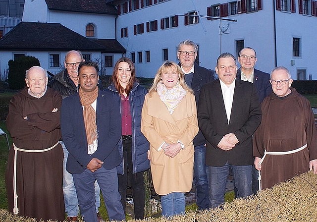 Das OK freut sich auf das wiederbelebte Klostergartenfest im Sommer. (Bild: ZVG)