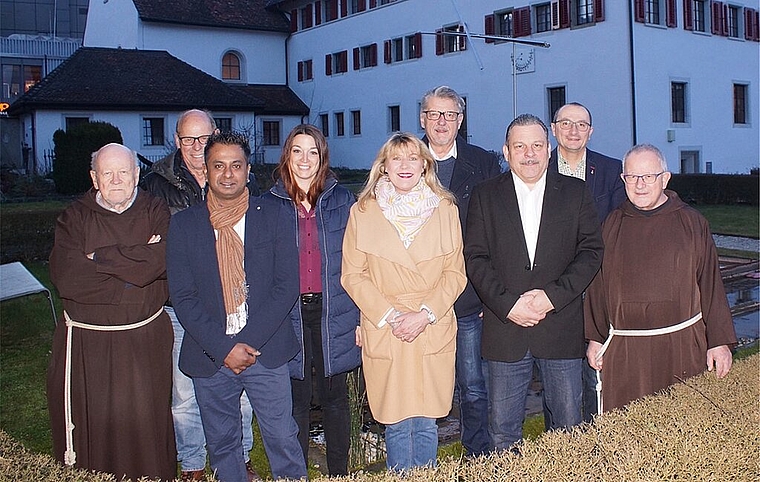 Das OK freut sich auf das wiederbelebte Klostergartenfest im Sommer. (Bild: ZVG)